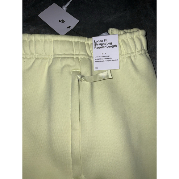 Nike Solo Swoosh Fleece Jogger Pants Sweatpants DX1364-331 Mens Green Sz LG _A2 - Picture 6 of 11